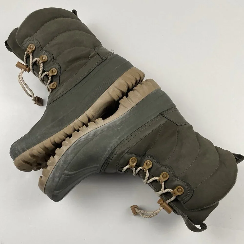 Storm By Cougar Cardiff Snow Boots Women's 9W Brown WB-Q Cinch Cord Lined